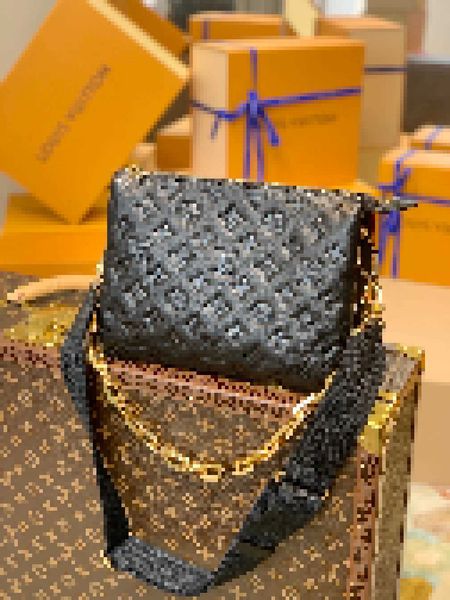 

luxury quality brand designer other bags coussin pm bag m57790 letter handbags shoulder messenger bag jndl, Black;white