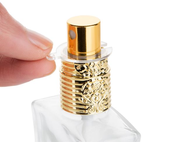

50pcs/lot 50ml perfume bottle portable perfume replacement bottles large-capacity rehydration spray glass empty bottle