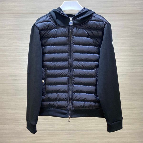 

designer luxury down jacket women fur ruff monc classic fashion and multi function essential hoodies mens monclair jackets winter warm cloth, Black