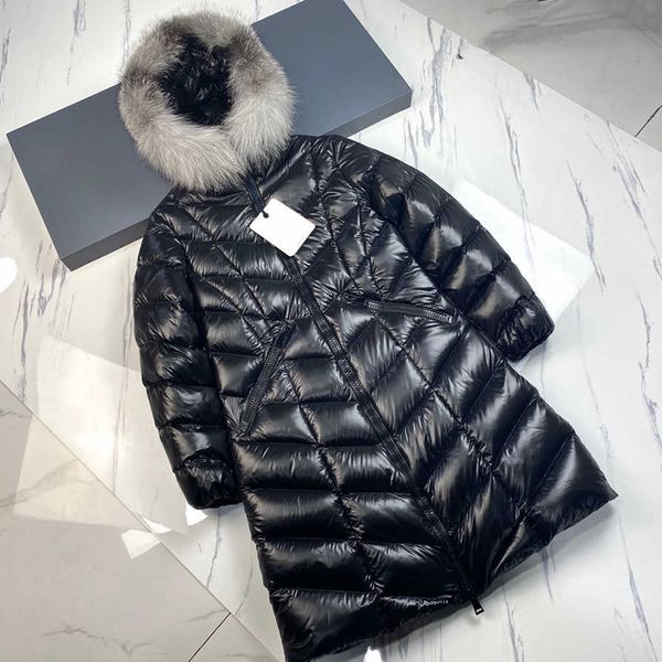 

designer luxury down jacket fur ruff womens classic fashion and multi function hoodies mens jackets winter warm clothing hoody 5aq9fn q22z, Black