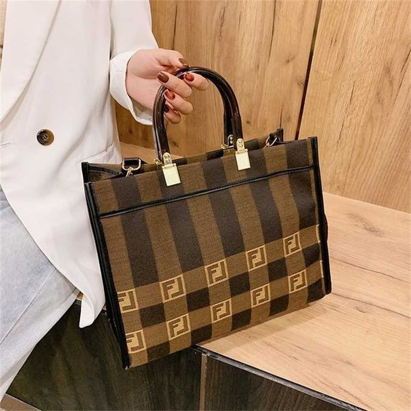 

bag new women's hand-held crossbar tote bag canvas shopping bag purses sale