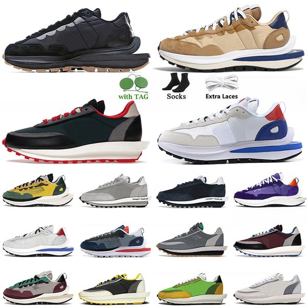 

quality 2022 ldv waffle running shoes for mens blazer vaporwaffle black gum sail fragment grey ldvwaffle men women outdoor sneakers trainers