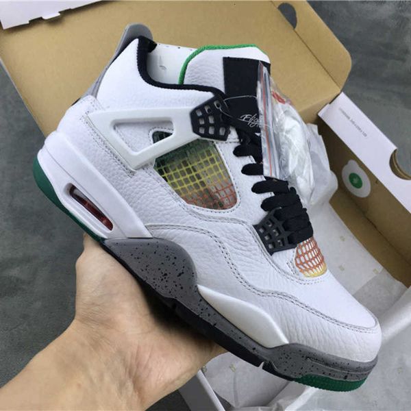 

shoes jumpman 4 high og 4s red metallic what the bred black infrared cool grey men women basketball sports sneakers