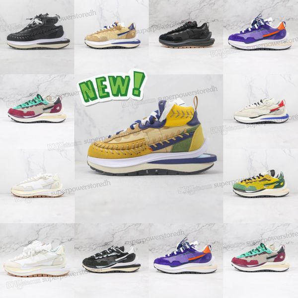 

sacais vaporwaffle waffle shoes fragment undercover black white nylon royal fuchsia villain red tour yellow pale ivory ldwaffle 2.0 women tr