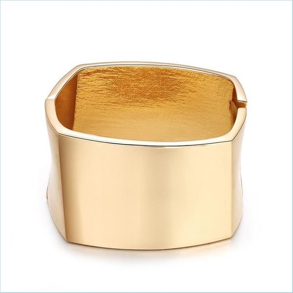 

bangle bangle arrival exaggerate big square cuff bangles for women classic geometric lenon bracelets bracelet drop delivery jewelry dhho3, Black