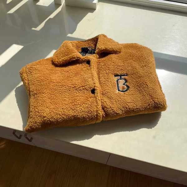 

winter mens woolen jacket tb embroidered parka coats bur designer jackets men women casual wool coat loose windbreaker, Black;brown
