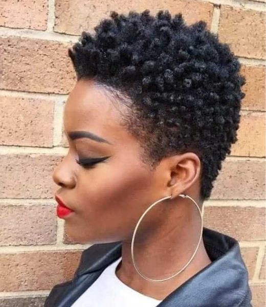 

hair lace wigs small curl short curly hair rose net chemical fiber headgear wig, Black