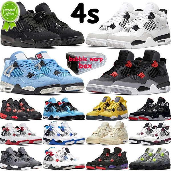 

basketball shoes military black cat sail university blue infrared pure money neon motorsports white 2022 og box 4s men women jumpman 4 oreo