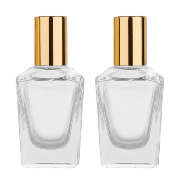

100pcs 15ml glass essential oil bottles metal roller ball travel bottle refillable perfume bottle empty container
