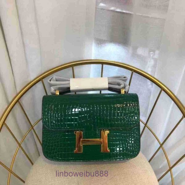 

designer herme bag luxury genuine leather contan bags womens handbags 2022 new fashion small square one shoulder oblique span crocodile