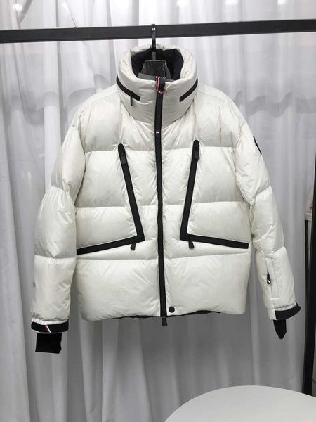 

designer luxury down jacket women fur ruff monc classic fashion and multi function essential hoodies mens monclair jackets winter warm cloth, Black