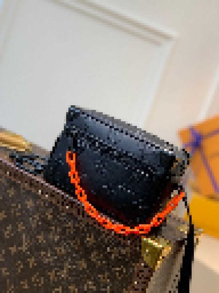

luxury quality brand designer other bags mini soft trunk m58906 black letter handbags shoulder messenger bag qkhs