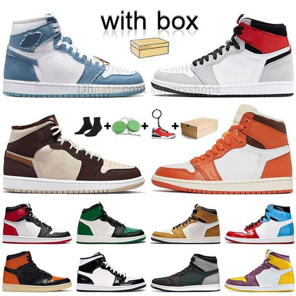 

jumppman 1 1s denim basketball shoes designer valentine's day high 85 geortown cream dark brown mocha mid dutch green midnight navy blu