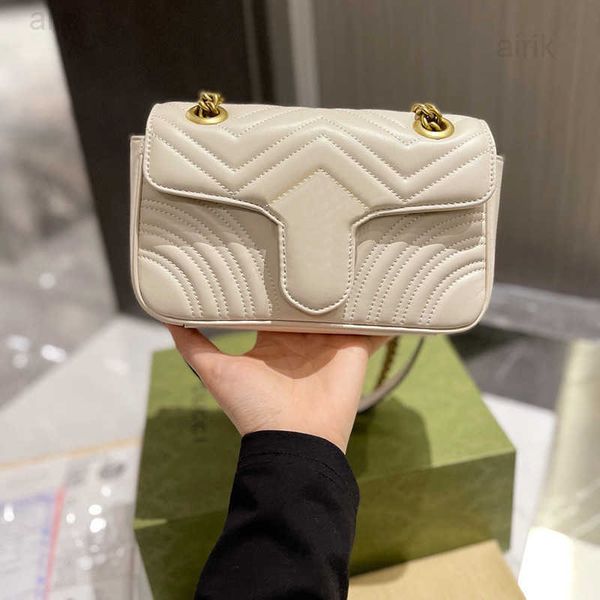 

5a high marmont women luxurys crossbody designer bags 446744 real leather handbags chain messenger shopping shoulder bag totes lady