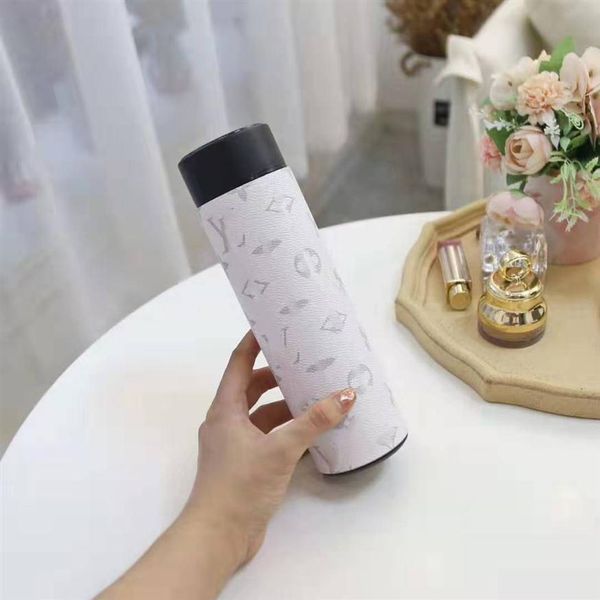 

classic style designer smart thermoses mug temperature display stainless steel water bottle kettle thermo cup with lcd touch screen gif2919