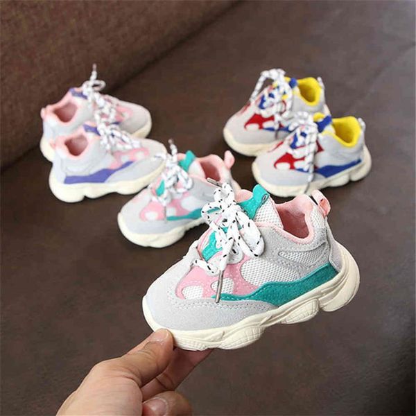 

boy autumn baby girl toddler infant casual running shoes soft bottom comfortable stitching color children sneaker211p