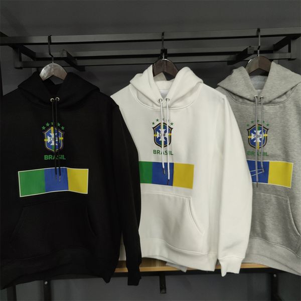 

men hoodies 2022 world cup nation team tracksuit portugal hoodie winter soccer jerseys casual fashion long sleeve football pullover hooded s, Black