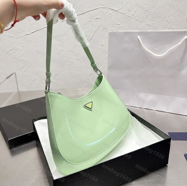 

luxury bags subaxillary cleos shoulder bag designer woman triangle the tote bag cowhide genuine leather crossbody mens wallet card holders f
