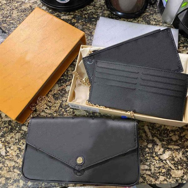 

3 pieces evening bags with box fashion saddle handbags women shoulder crossbody wallet phone bag presbyopic mini messenger card ho2634