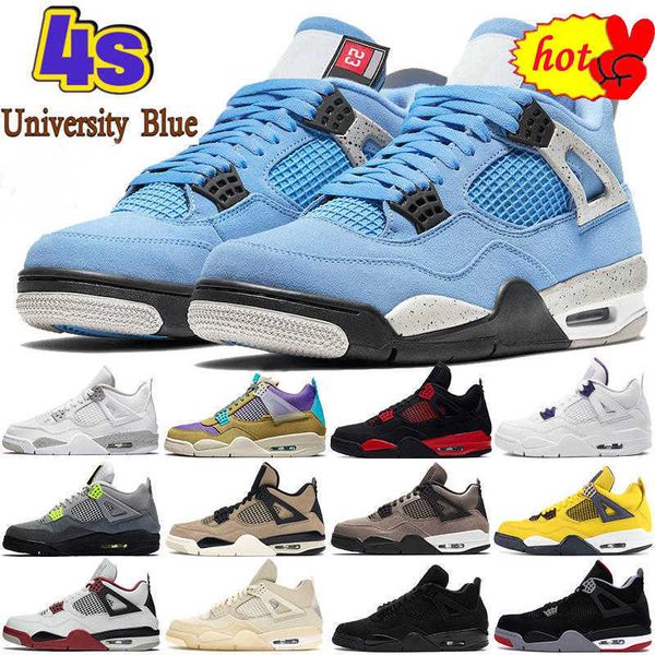 

basketball shoes sneakers university blue white oreo taupe haze ice sports black cat red thunder 4 4s jumpman mens womens