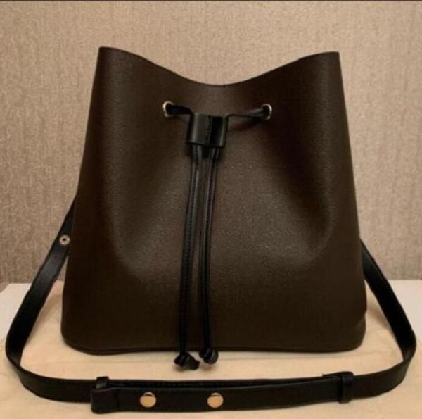 

Solds luxurys designers Fashions Bags NEONOE Bucket Handbags flower Purses Women Tote Brand Letter Genuine Leather Shoulder Bags crossbody bag, Pink