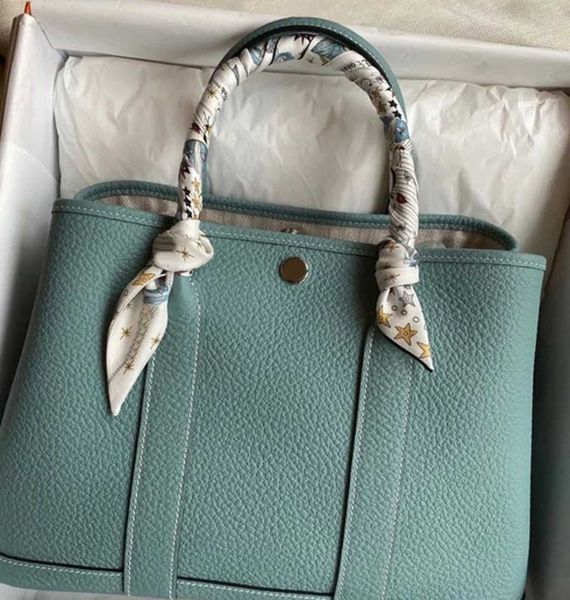 

aher max designer leather herme garden bag garden women large capacity tom 2023 new bucket one shoulder portable mother's