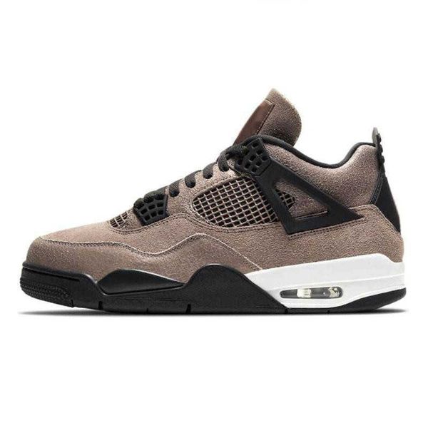 

shoes sneakers basketball jumpman men women 4 4s taupe haze, Black