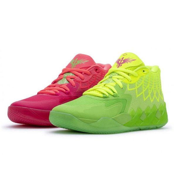 

selling casual shoes lamelo ball mb1 men women basketball shoes kids for sale 2022 rick morty grade school sport shoe trainner sn, Black
