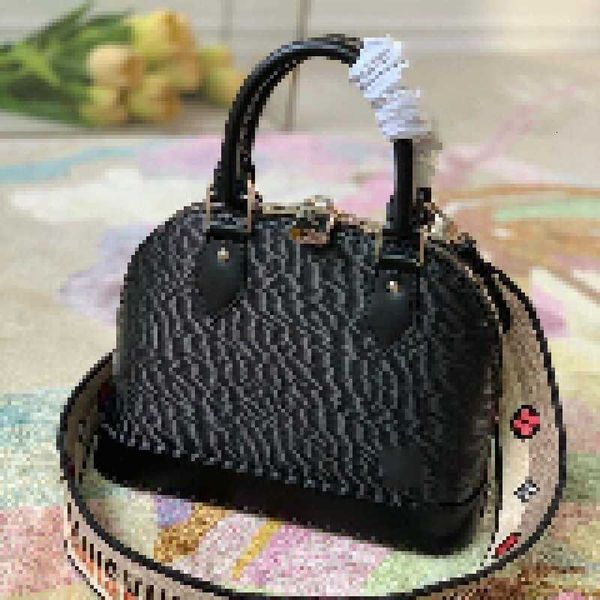 

luxury quality brand designer other bags alma bb shell pack m59217 black letter handbags shoulder messenger bag 8grl