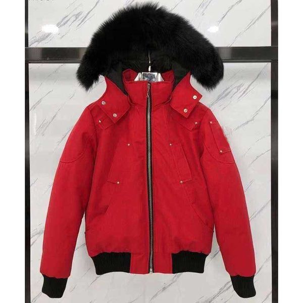

designer luxury down jacket fur ruff womens classic fashion and multi function hoodies mens mk jackets winter warm clothing hoody 5abbnt vgn, Black