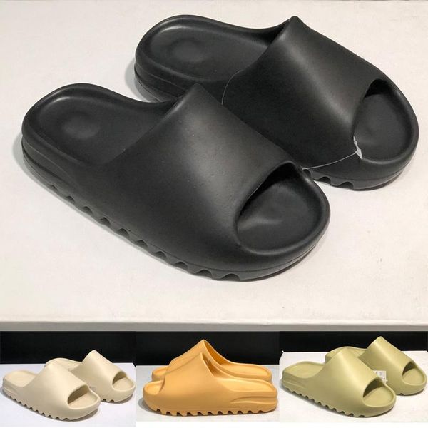 

2021 west summer bone foam desert sand fashion slide men women desinger slippers beach indoor sandals shoes summer luxurys slides7k gji, Black