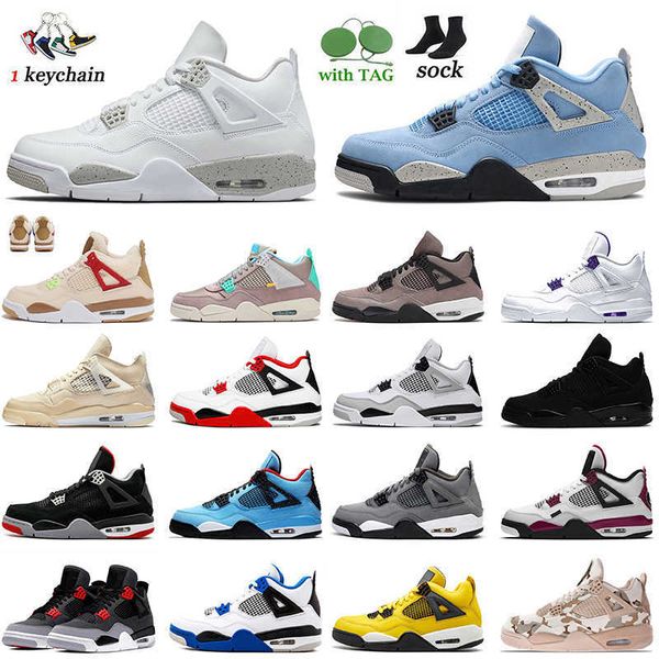 

basketball shoes women sneakers shoe fashion jumpman sports university blue military black cat bred sail fire red wild things mens 4 4s whit