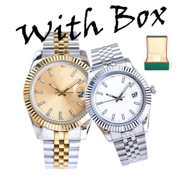

man designer watch automatic mechanical watches 36/41mm stainless steel luminous waterproof 28/31mm women watch couples style classic, Slivery;brown
