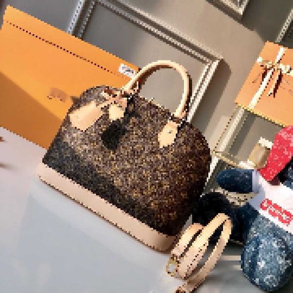 

luxury quality brand designer other bags alma old flower shell wrap m53151 letter handbags shoulder messenger bag f4rw, Black;white