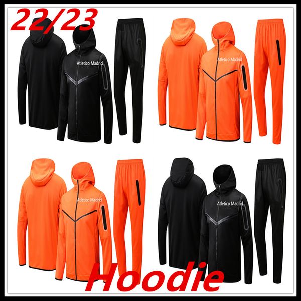

tracksuits 22-23 new jacket hoodie suarez chandal futbol soccer training suit survetement joao felix m. llorente correa camiseta de foot tra, Black