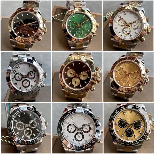 

Gold Dhgate men's watch R automatic mechanism 40mm luxury 904L stainless steel strap folding buckle fashion luminous Wristwatches waterproof designer watch, 10