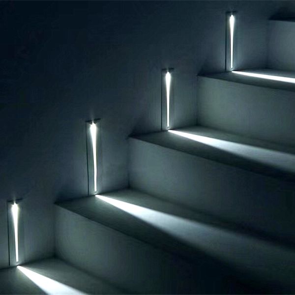 

Led 3W Recessed Stair Light AC85-265V Indoor IP20 Outdoor IP65 Corner Wall lights Stairs Step stairway Hallway staircase lamp s