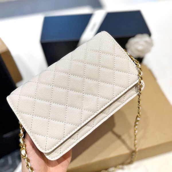 

fashion women woc classic flap shoulder bag caviar diamond lattice leather quilted luxury designer handbag retro crossbody versatile multi p