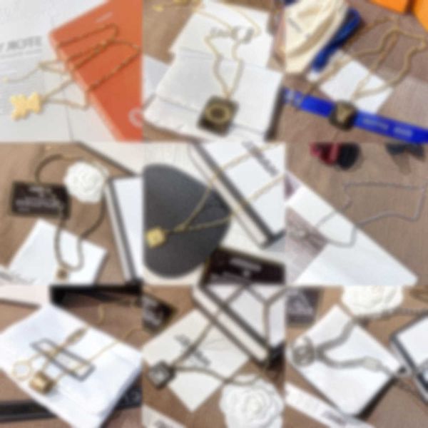 

necklaces choker chain letter pendant statement fashion women necklace 18k gold plated 925 silver plated stainless steel wedding jewelry