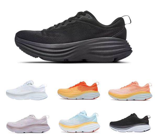 

2023 one bondi 8 road running shoes lightweight cushioning long distance runner shoe mens womens girls boys yakuda sneakers dropshiping acce