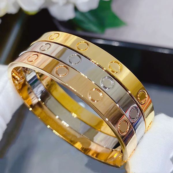 

high end classic screwdriver gelang bangle fashion designer bracelet mens and womens cuffs 18k gold gift 316l stainless steel factory wholes, Black