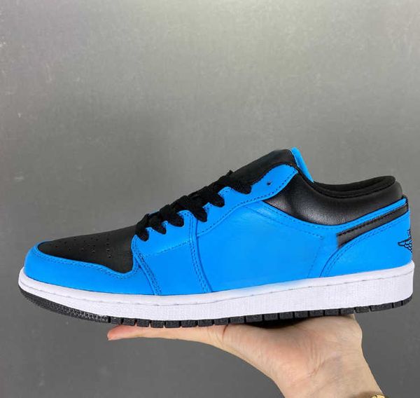 

designer shoes 1 low wmns university blue white men womens basketball 1s black blue outdoor sneakers 553558-403 dh0206-400