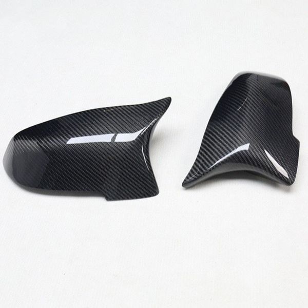 

auto mirrors cover for bmw 5/6/7 series f10/f18/f06 carbon fiber rearview mirror housing bull angle reverse car decor