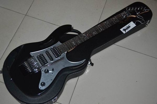 

electric guitar jem serise 7v black color gold hardware fr bridge h-s-h pickups no case