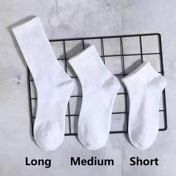 

socks stockings men's sports socks athletic geometric pattern cotton fashion casual long tube luxury sock suitable winter spring autumn, Black