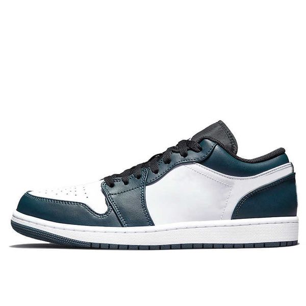 

shoes basketball jumpman sneakers low dark teal men women 1 1s, Black