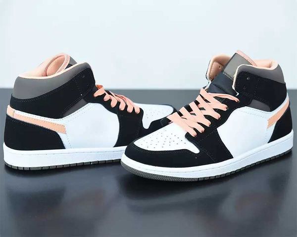 

designer shoes wmns jumpman1 mid se peach mocha basketball trainers sports original