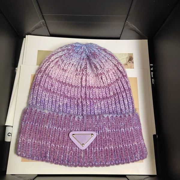 

winter triangle beanie hat knitted hats mens female winter skull caps casual outdoor bonnet letter quality windproof 2023, Blue;gray