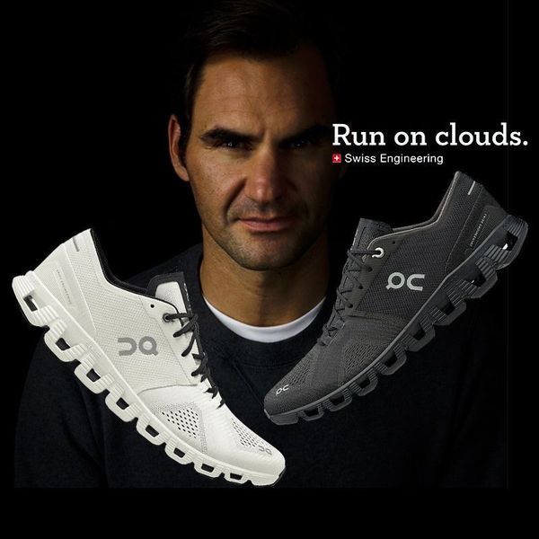 

2022 on cloud x federer running shoes workout and cross training shoe yakuda store run on clouds men boys women girls runners shock absorbin, White;red