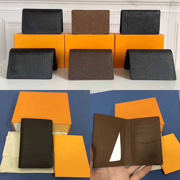 

2023 flowers passport cover wallets for men luxury designer credit card wallets coin purse with box254e, Red;black